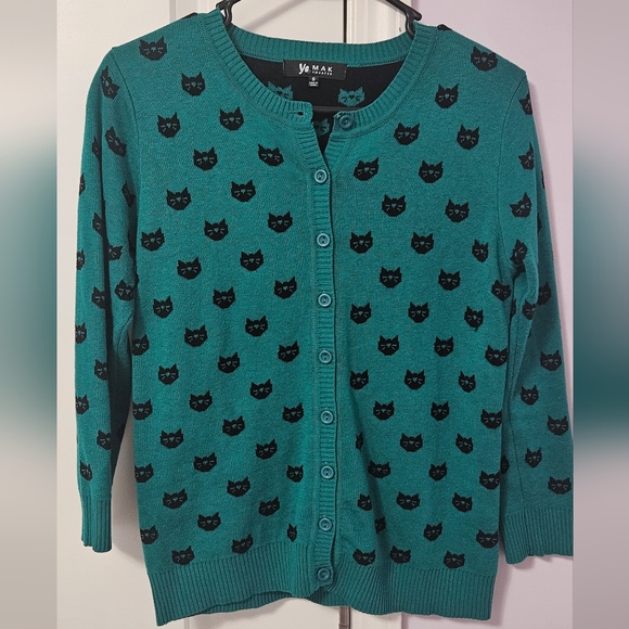 Yemak Womens Knit Cardigan Sweater - Size Small - - Picture 1 of 6